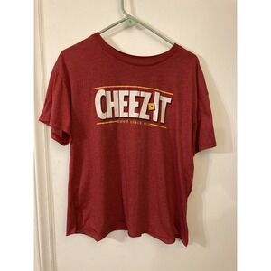Cheez-It Snack Mix Red t-shirt Official Authentic Kelloggs Brand Clothing XL